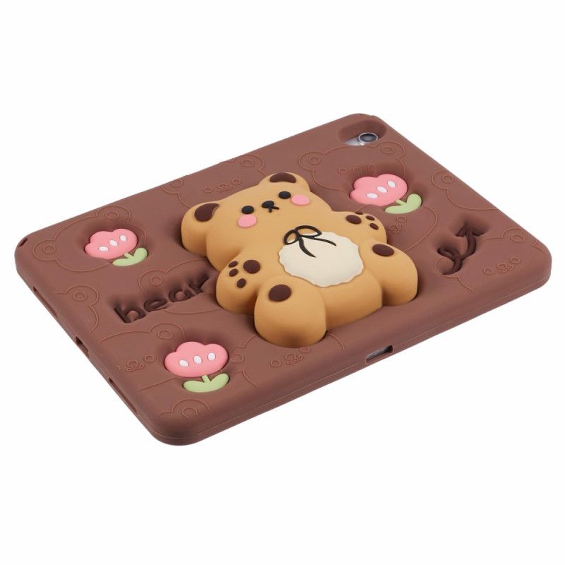 Pouzdro iPad (2025) Stojan S Medvídkem A Tulipánovým Vzorem