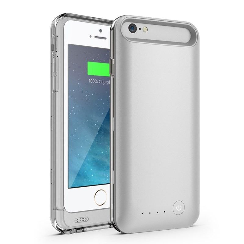 Pouzdro Které Nabije Váš Iphone 6 Ifans - Stříbrné