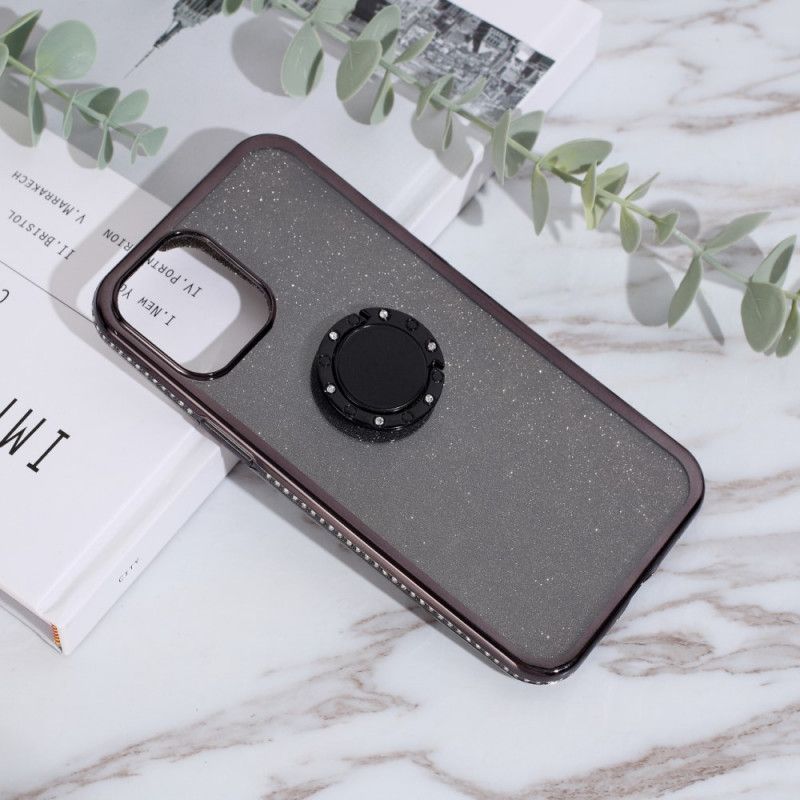 Pouzdro Na Iphone 12 Mini S Třpytkami A Diamantovým Prstenem