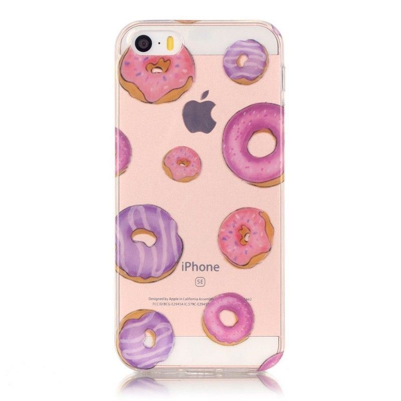 Průhledné Pouzdro Na Donuty Na Iphone Se/5/5s