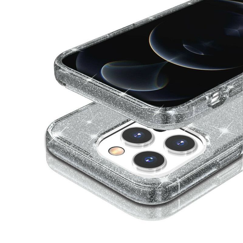 Průhledné Třpytivé Pouzdro Na Iphone 12 Pro