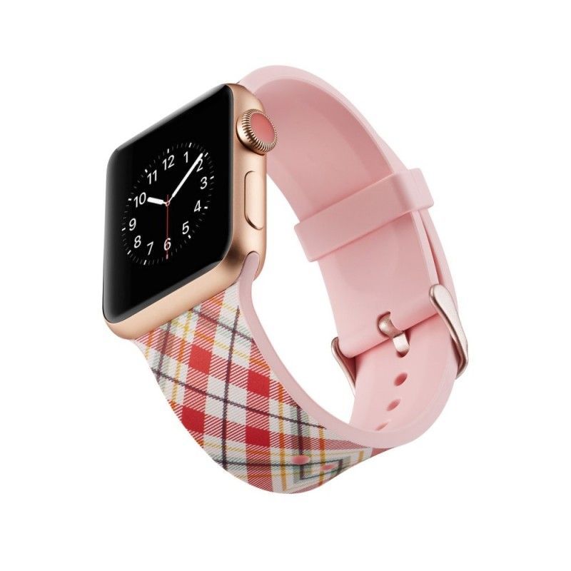 Řemínek K Hodinkám Apple 40/38 mm Tartanový Vzor