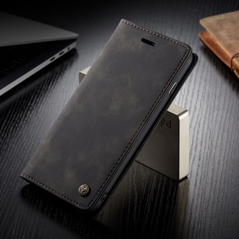 Vyklápěcí Kryt Iphone 6/6s Pouzdro Z Umělé Kůže