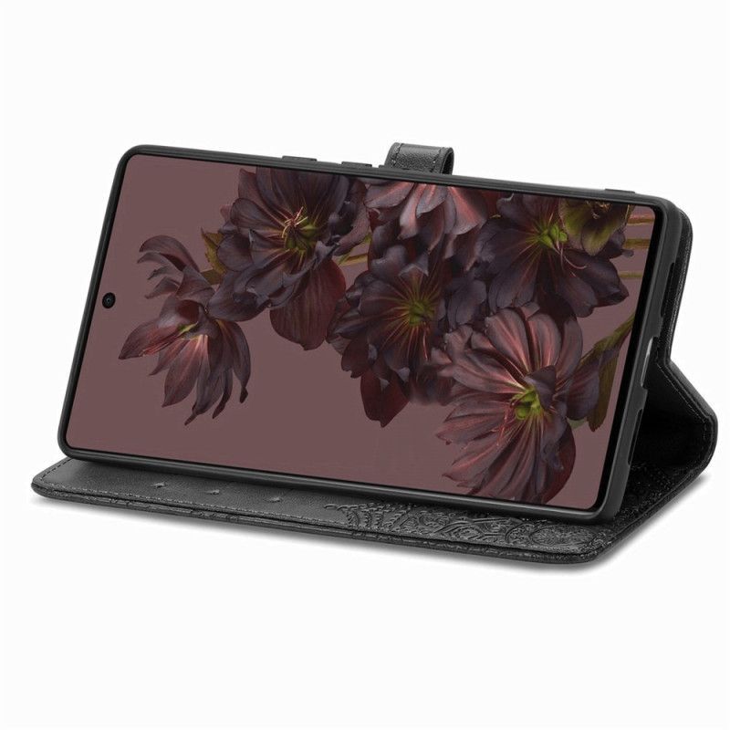 Flipové Pouzdro Na Google Pixel 7 Na Lana Strappy Retro Mandala