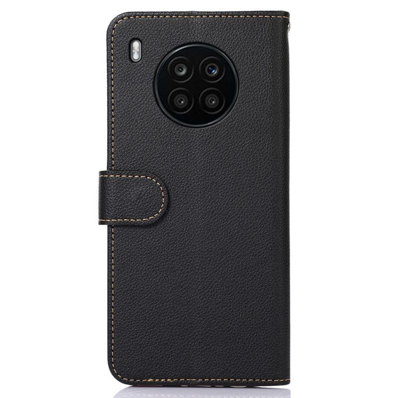 Flipové Pouzdro Na Honor 50 Lite Rfid Khazneh Ve Stylu Liči