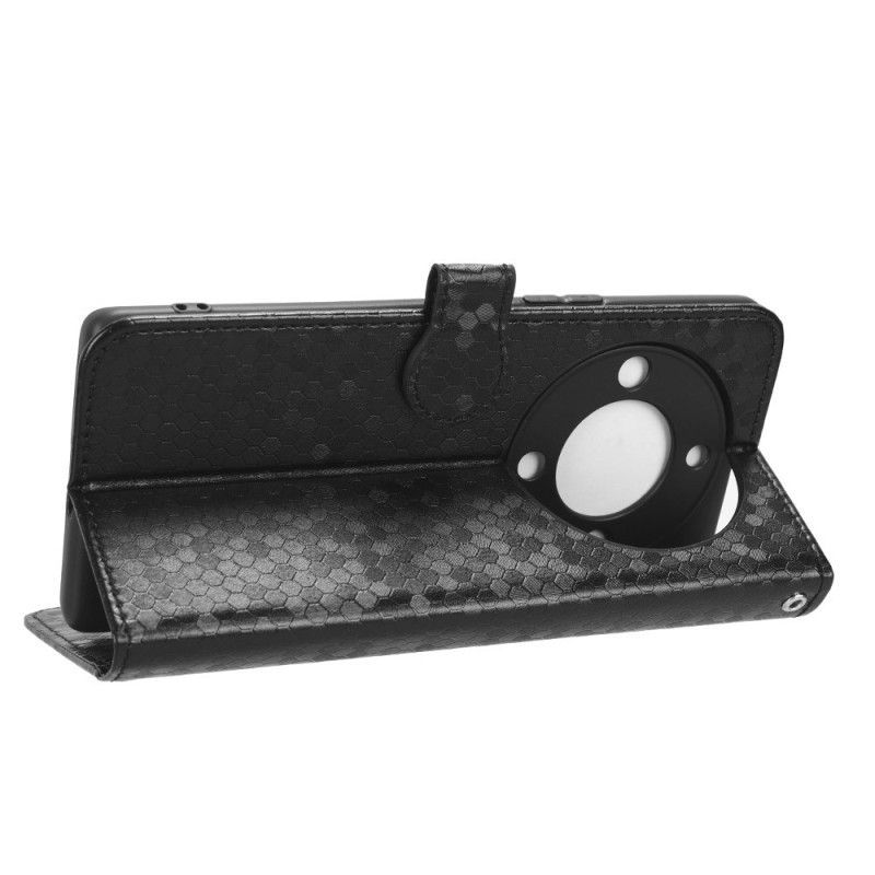Flipové Pouzdro Na Honor Magic 5 Lite Na Lana 3d Vzor Strappy