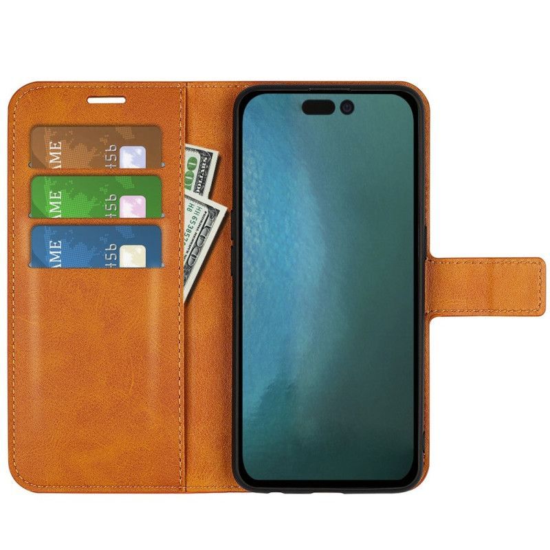 Flipové Pouzdro Na iPhone 14 Plus Slim Extreme Leather Effect