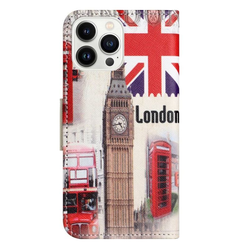 Flipové Pouzdro Na iPhone 14 Pro Londýnský Výlet
