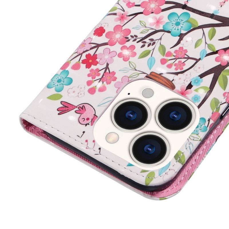 Flipové Pouzdro Na iPhone 14 Pro Max Happy Swing