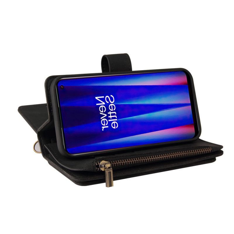 Flipové Pouzdro Na OnePlus Nord CE 2 5G Peněženkové Pouzdro Na Lana Peněženka Na Popruh