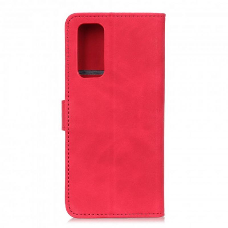 Flipové Pouzdro Na Oppo Find X3 Neo Matná Vintage Leather Effect Khazneh
