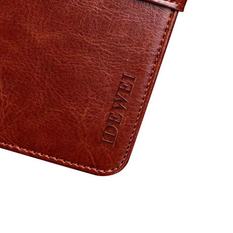 Flipové Pouzdro Na Oppo Find X5 Lite Idewei Vintage Umělá Kůže