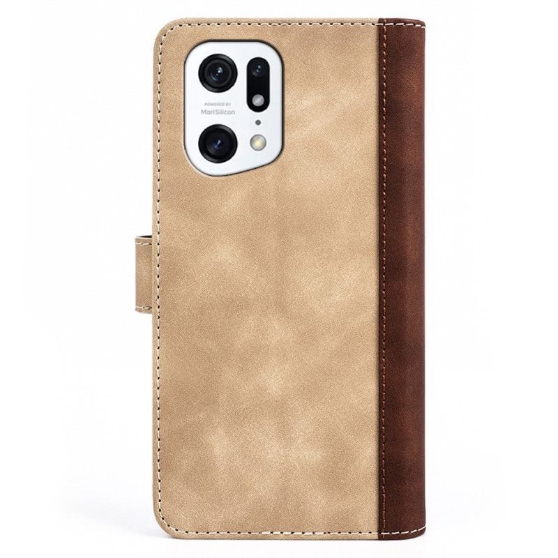 Flipové Pouzdro Na Oppo Find X5 Pro Grafický Vzor
