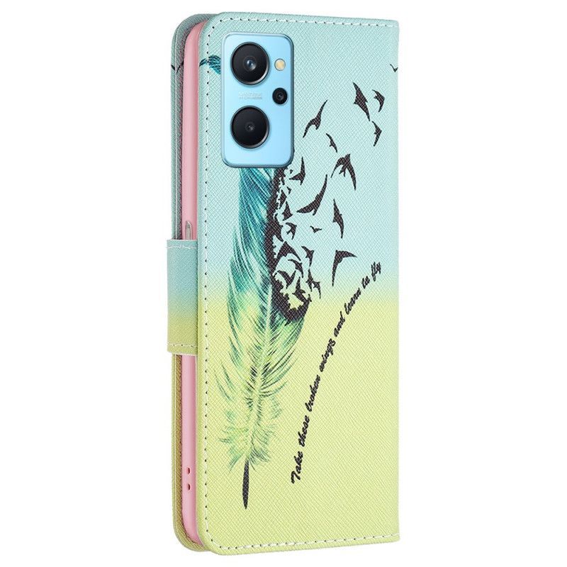 Flipové Pouzdro Na Realme 9i Učit Se Létat