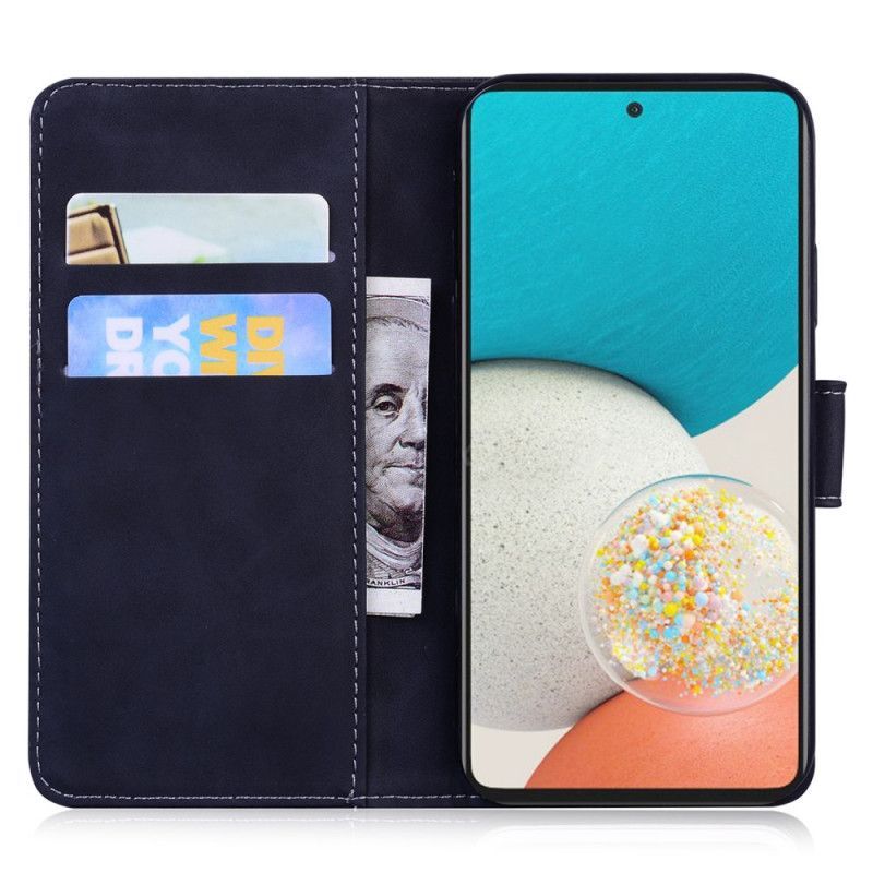 Flipové Pouzdro Na Samsung Galaxy A53 5G Skin-touch Butterfly