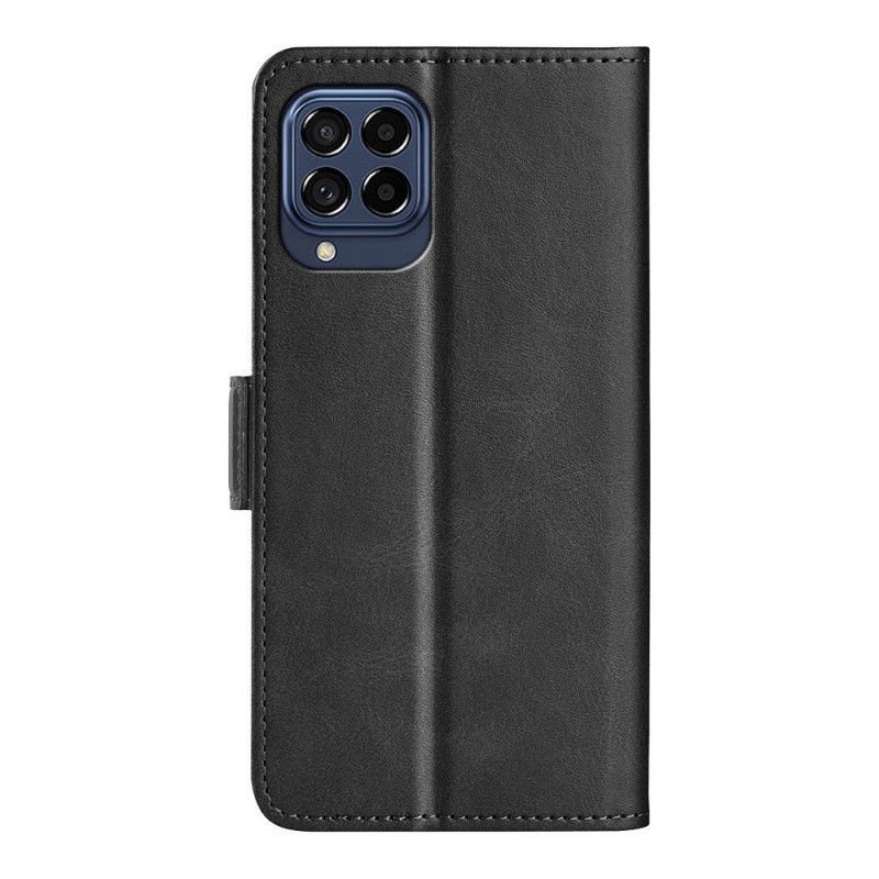 Flipové Pouzdro Na Samsung Galaxy M53 5G Kožené Pouzdro Dvojitá Klapka