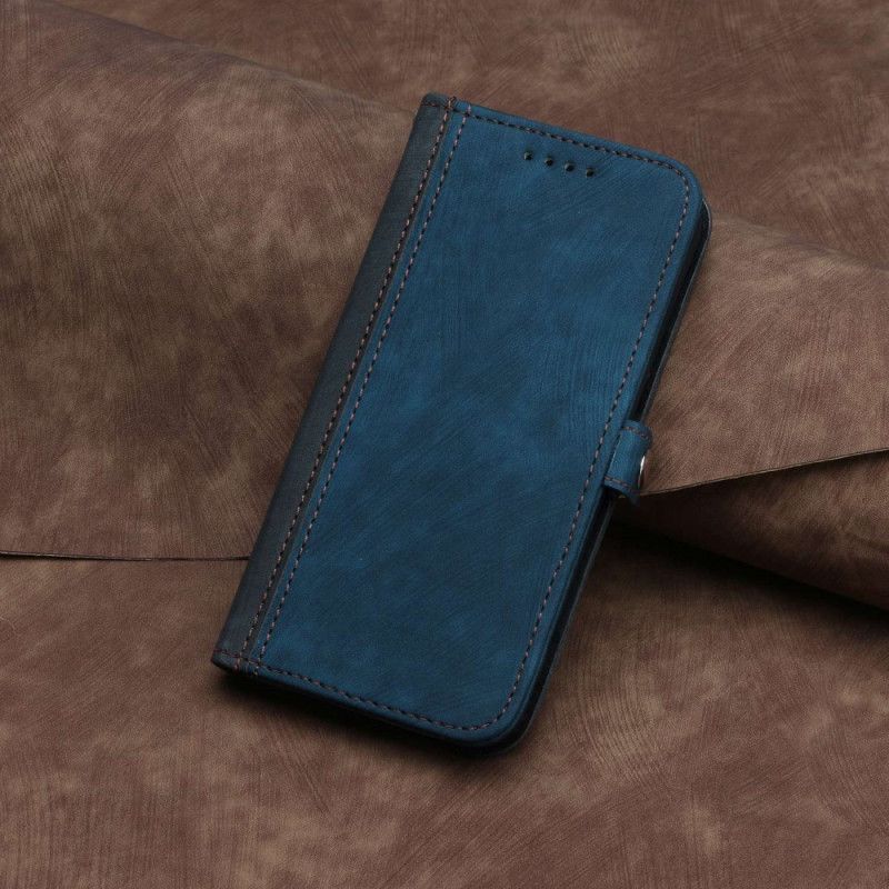Flipové Pouzdro Na Sony Xperia 10 IV Dvoubarevné S Páskem