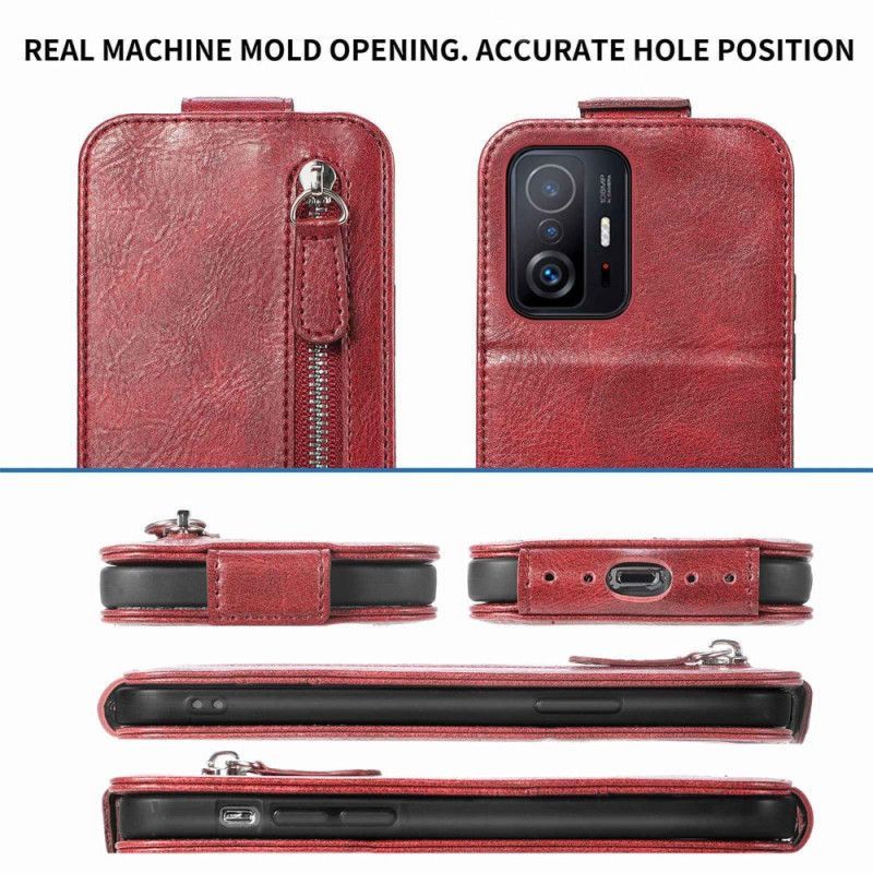 Flipové Pouzdro Na Xiaomi 12T / 12T Pro Kožené Pouzdro Peněženka Na Mince S Vertikální Klapkou