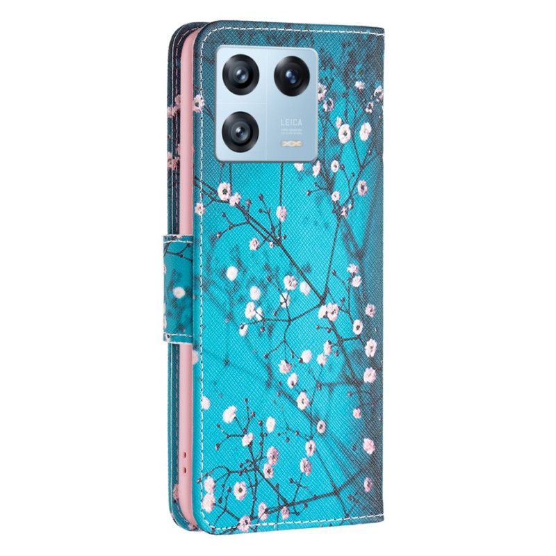 Flipové Pouzdro Na Xiaomi 13 Pro Kvetoucí Větve