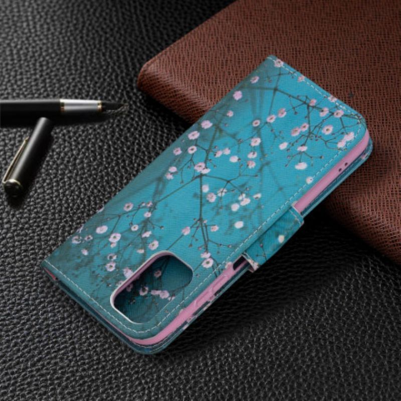 Flipové Pouzdro Na Xiaomi Redmi Note 10 / 10S Květovaný Strom