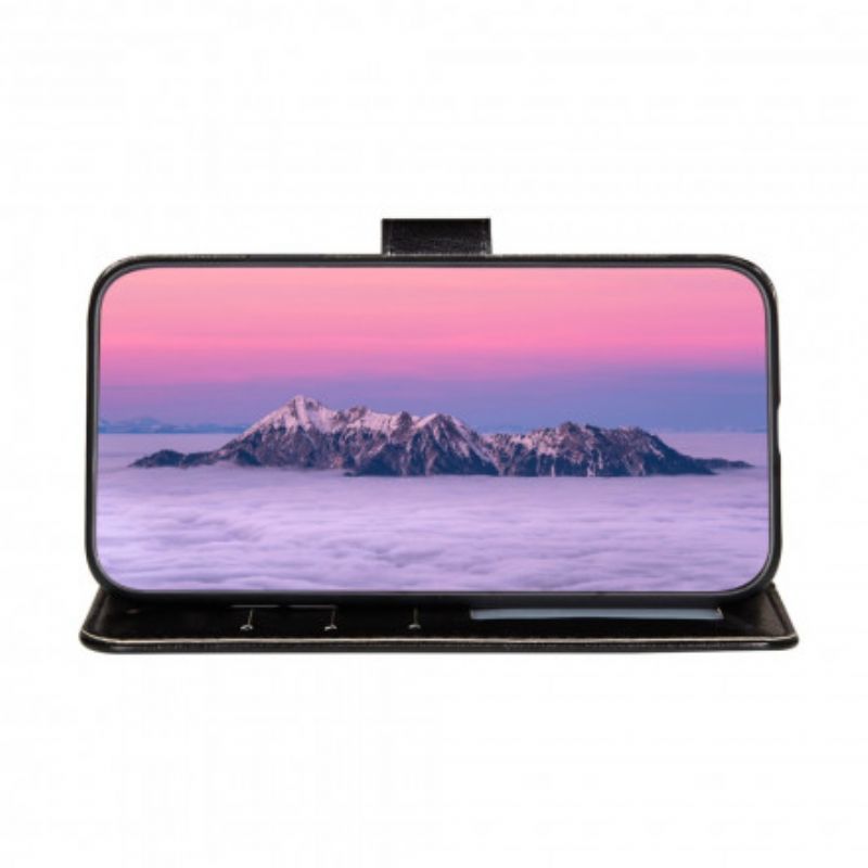 Flipové Pouzdro Na Xiaomi Redmi Note 10 / 10S Monochromatický Kožený Styl