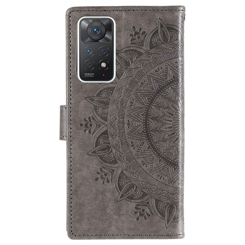 Flipové Pouzdro Na Xiaomi Redmi Note 11 Pro / 11 Pro 5G Sluneční Mandala