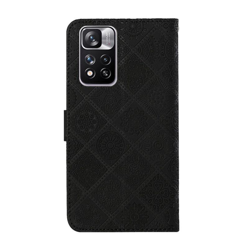 Flipové Pouzdro Na Xiaomi Redmi Note 11 Pro Plus 5G Tapiserie Vzor