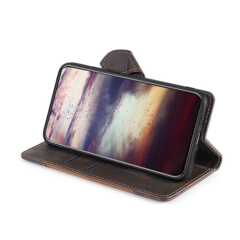 Flipové Pouzdro Na Xiaomi Redmi Note 11 Pro Plus 5G Umělá Kůže Bicolor Stylový
