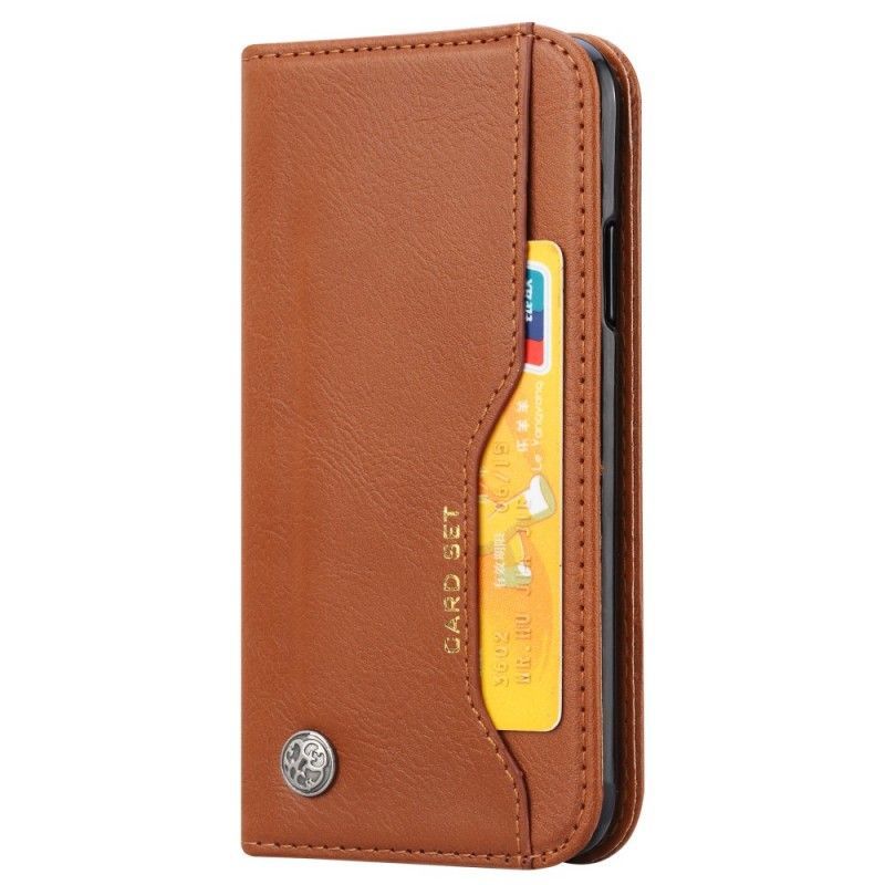 Flip Cover Huawei Y5 2019 / Kožené Pouzdro Folio Na Honor 8s Držák Na Karty Z Umělé Kůže
