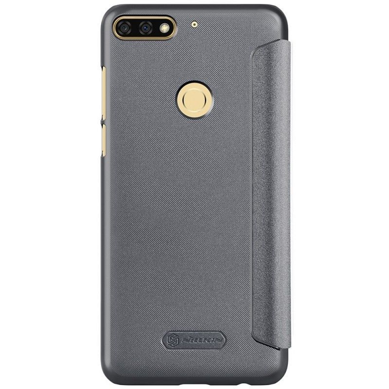 Flip Cover Huawei Y7 2018 / Kožené Pouzdro Folio Honor 7c Nillkin