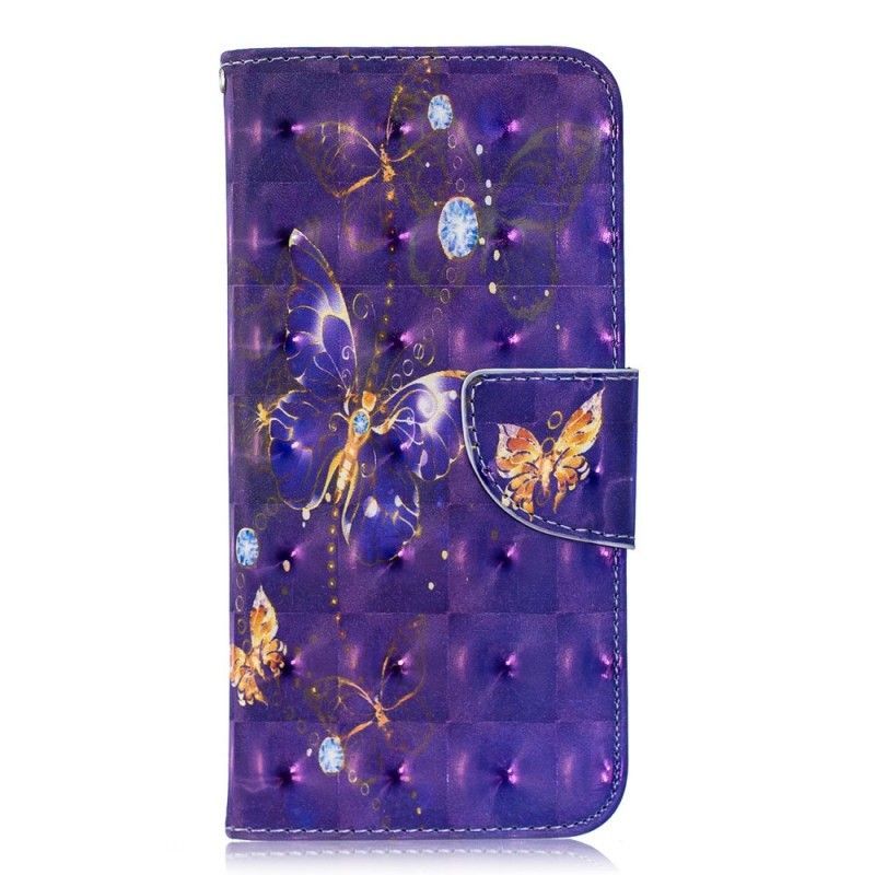 Flipové Pouzdro Honor 10 Lite / Huawei P Smart 2019 Motýlí Králové