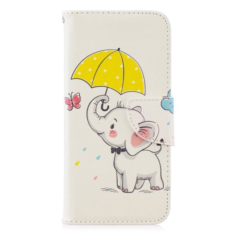 Flipové Pouzdro Honor 10 Lite / Huawei P Smart 2019 Slůně