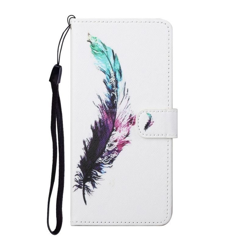 Flipové Pouzdro Honor 10x Lite Pírko Do Tanga
