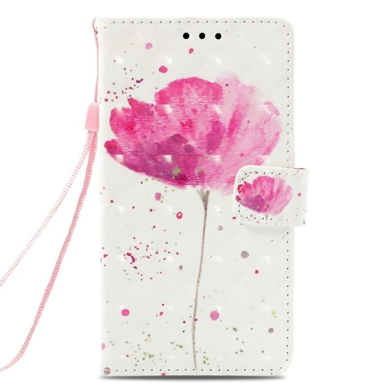 Flipové Pouzdro Honor 7a 3d Akvarelový Mák