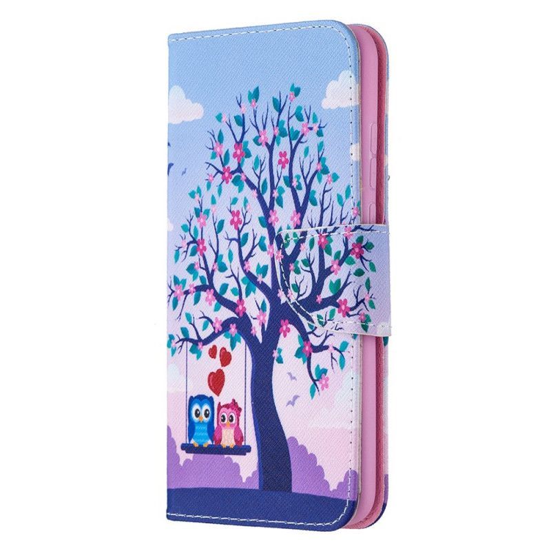 Flipové Pouzdro Honor 9x Lite Sovy Na Houpačce