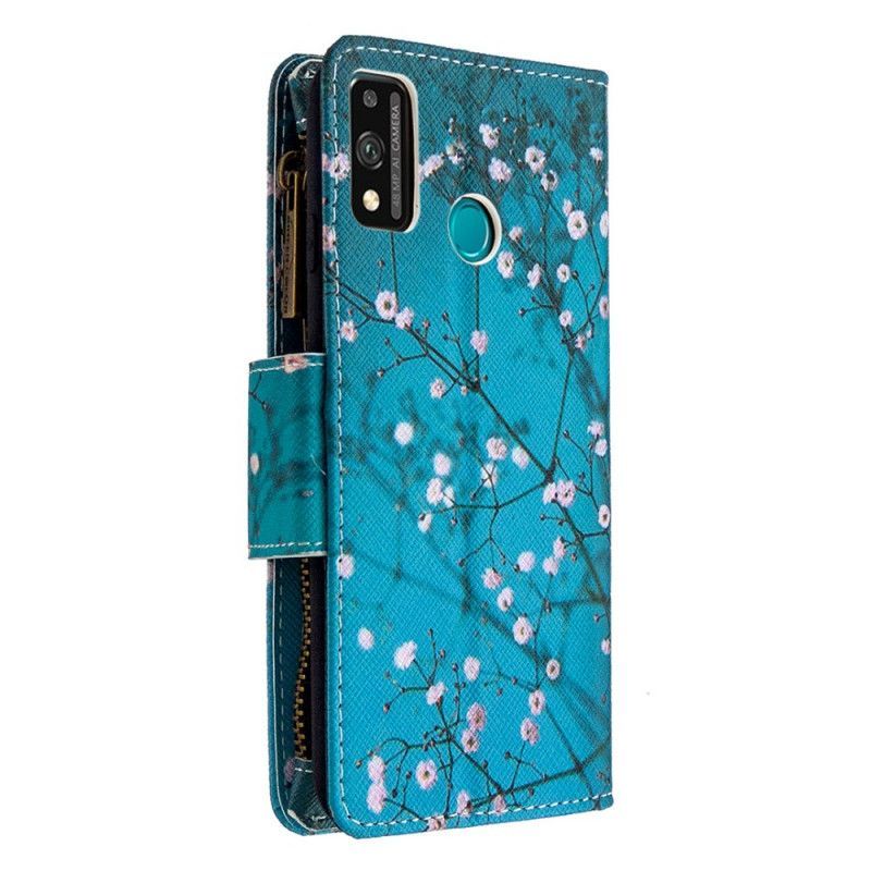 Flipové Pouzdro Honor 9x Lite Stromová Kapsa Na Zip