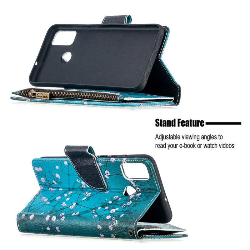 Flipové Pouzdro Honor 9x Lite Stromová Kapsa Na Zip
