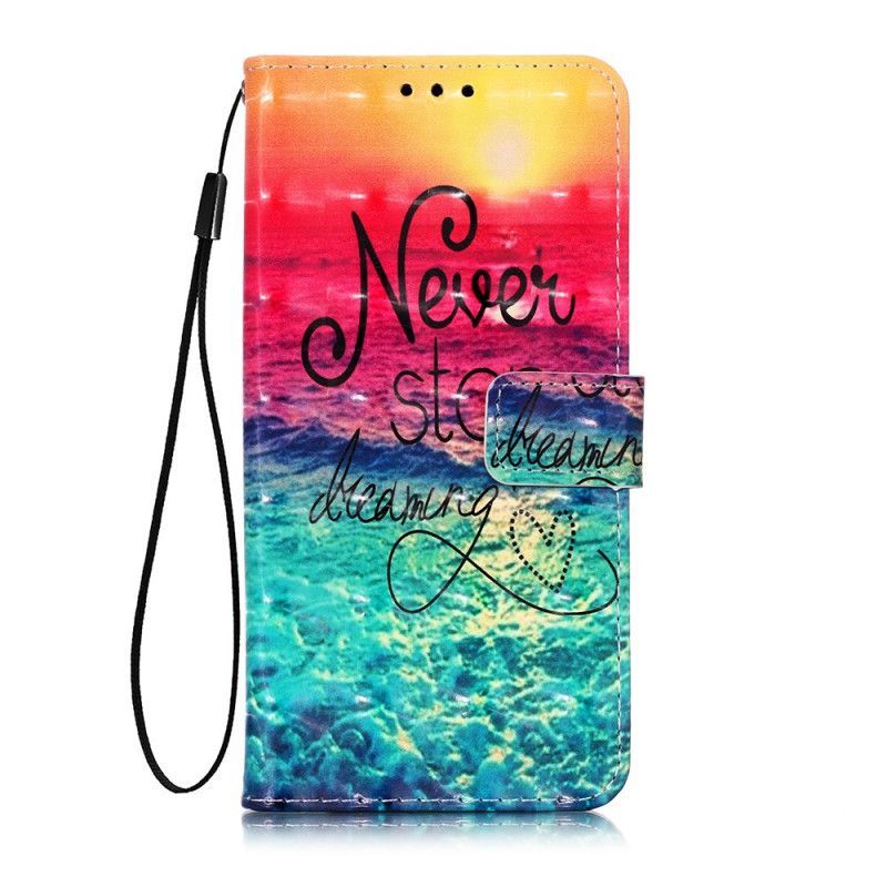 Flipové Pouzdro Na Honor 9x Pro Nikdy Nepřestávej Snít