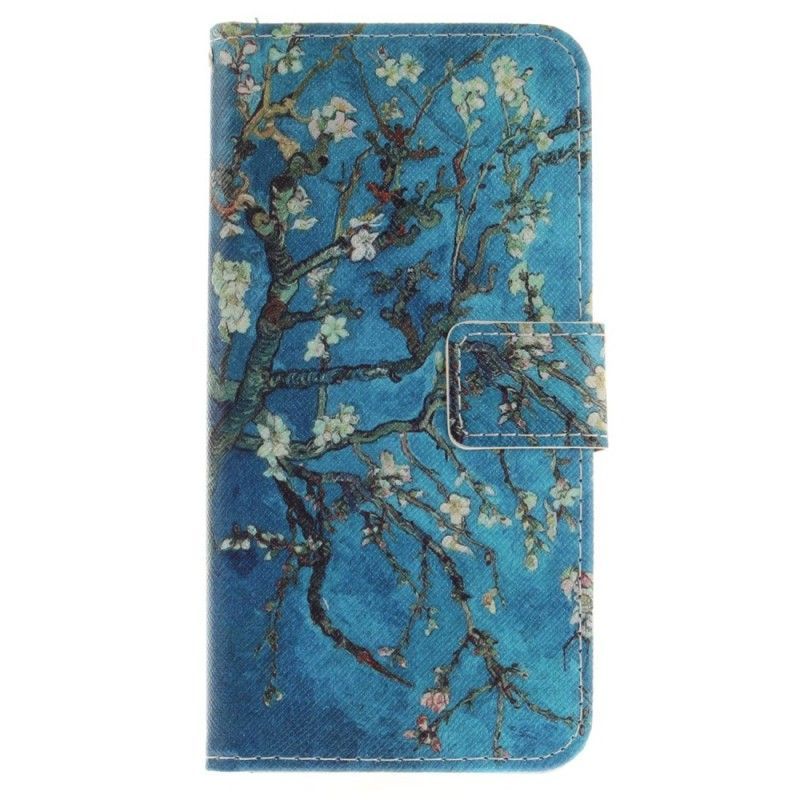 Huawei Cover Kožený Kryt Honor 9 Květ Strom