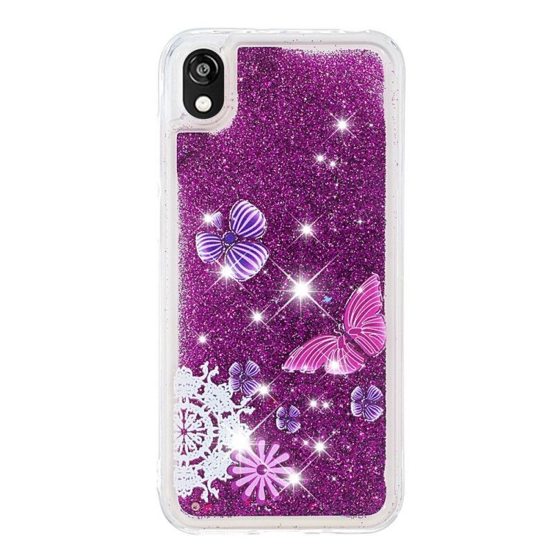 Huawei Y5 2019 Pouzdro / Kryt Honor 8s Glitter Madness Butterflies