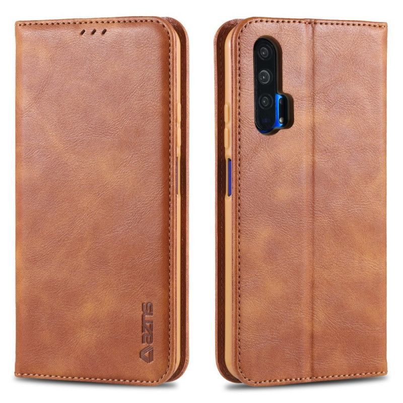 Kožené Pouzdro Folio Honor 20 Pro Azns Imitace Kůže
