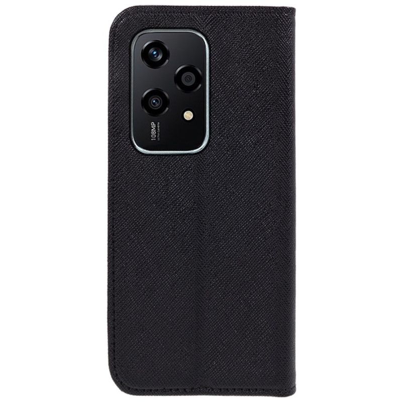Kožené Pouzdro Folio Honor 200 Lite Křížová Textura