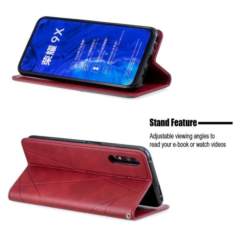 Kožené Pouzdro Folio Honor 9x Pro Maximální Styl Umělce