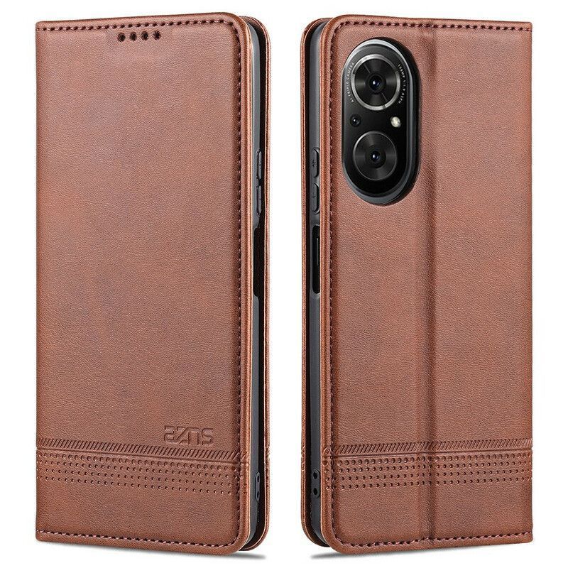 Kožené Pouzdro Folio Na Honor 50 Se Azns Imitace Kůže