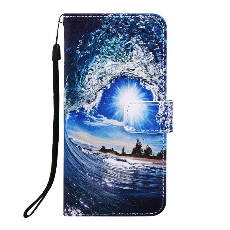 Kožené Pouzdro Honor 8a Krajina Snění S Popruhem