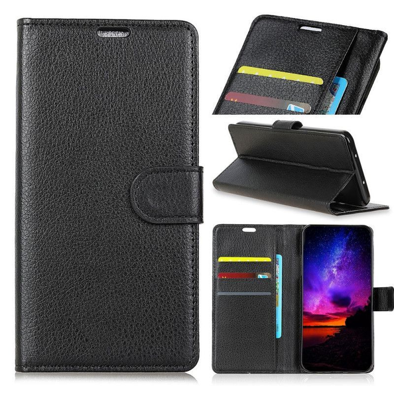 Kožené Pouzdro Honor 8a Liči Imitace Kůže