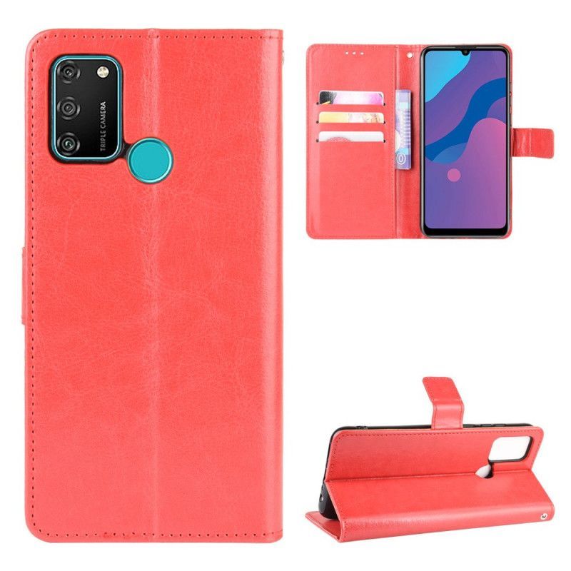 Kožené Pouzdro Honor 9a Lesklá Imitace Kůže