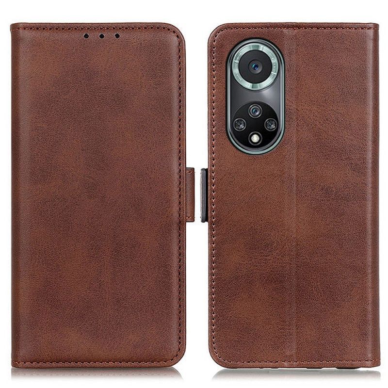 Kožené Pouzdro Na Honor 50 Pro Flipové Pouzdro Dvojitá Klapka