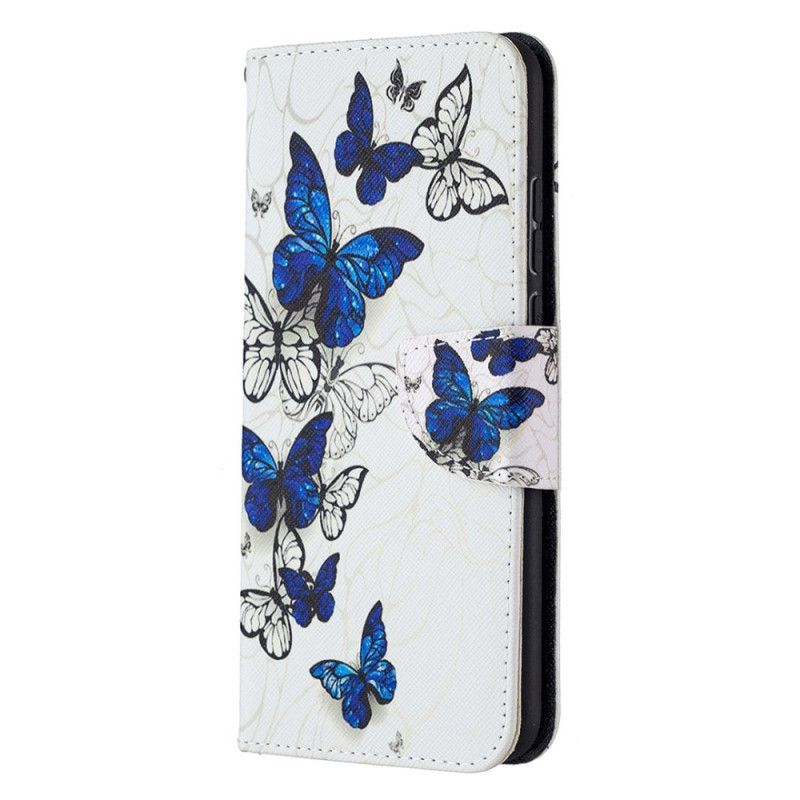 Kožené Pouzdro Na Honor 9x Lite Královští Motýli