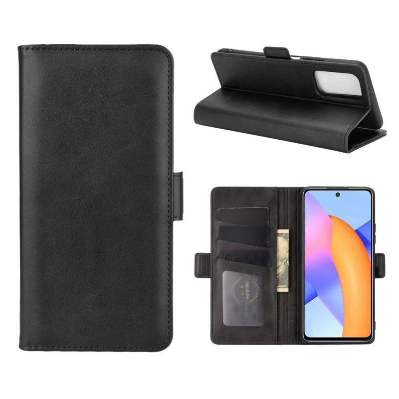 Kožený Kryt Honor 10x Lite Dvojitá Klapka